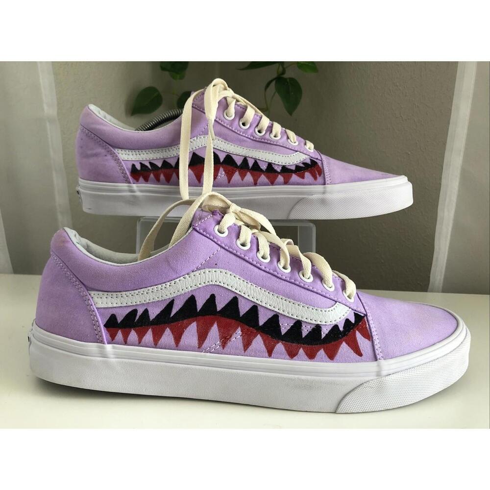 A Bathing Ape “ BAPE “ x VANS Mens 13 US Purple D8
